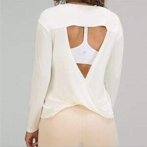Lululemon Modal-Blend Open-Back Long
Sleeve Shirt